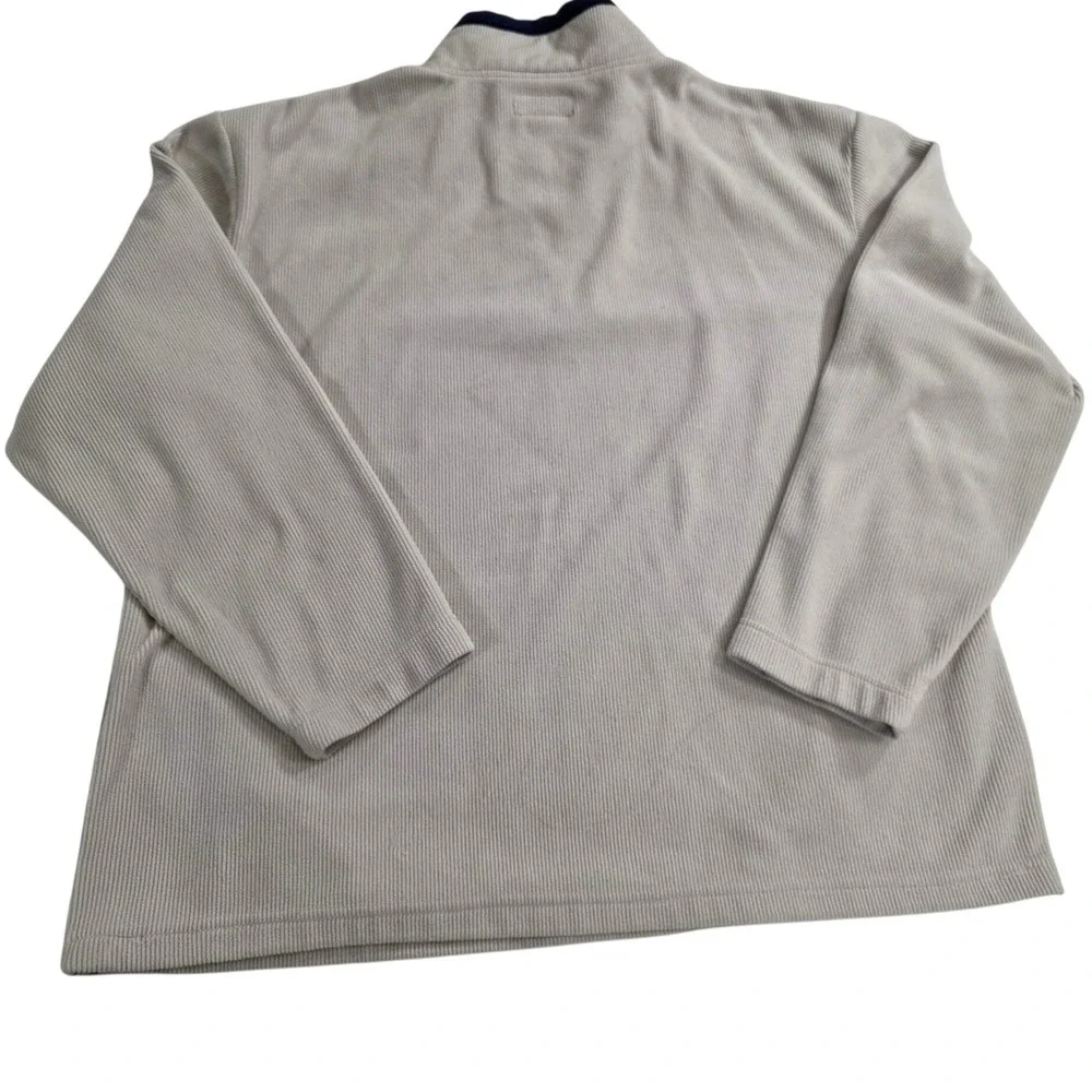VTG FREE COUNTRY Y2K Half Zip Fleece Pullover Mock Neck Gorpcore Cozy Sweater XL